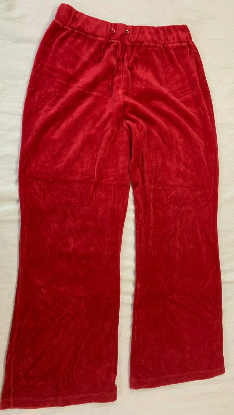 🍏🍏🍏 GW SPORT WOMENS VELOUR PANTS SIZE 2X 🍏🍏🍏